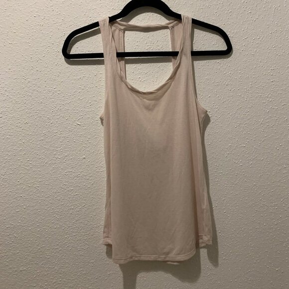 Nike Yoga Twist Back Training Tank Top in Pink - Picture 1 of 3